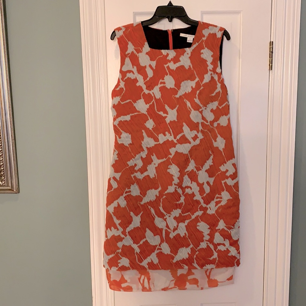 DIANE von FURSTENBERG orange dress